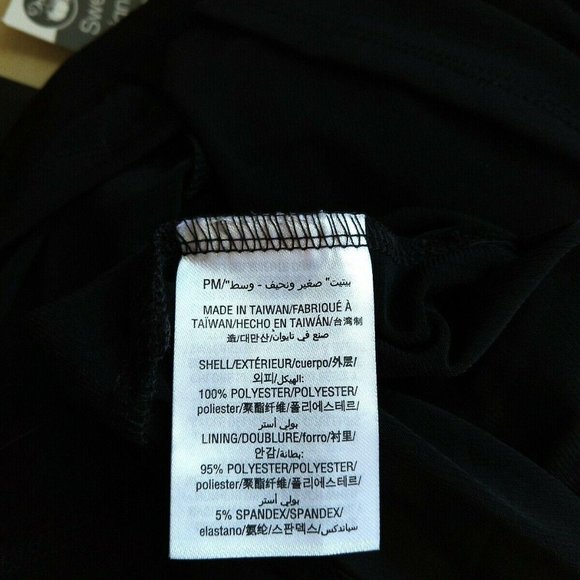 Alfani Top Size Petite Medium Sleeveless Asymmetrical V Neck Black Wispy… - Picture 9 of 9